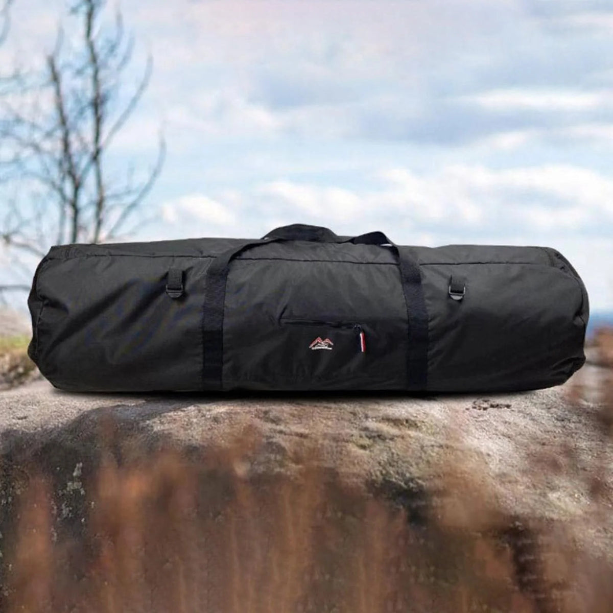 Waterproof Camping Tent Storage Bag Duffel Black A318457