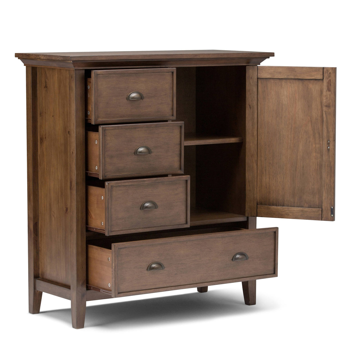 Solid Wood Storage Cabinet O894