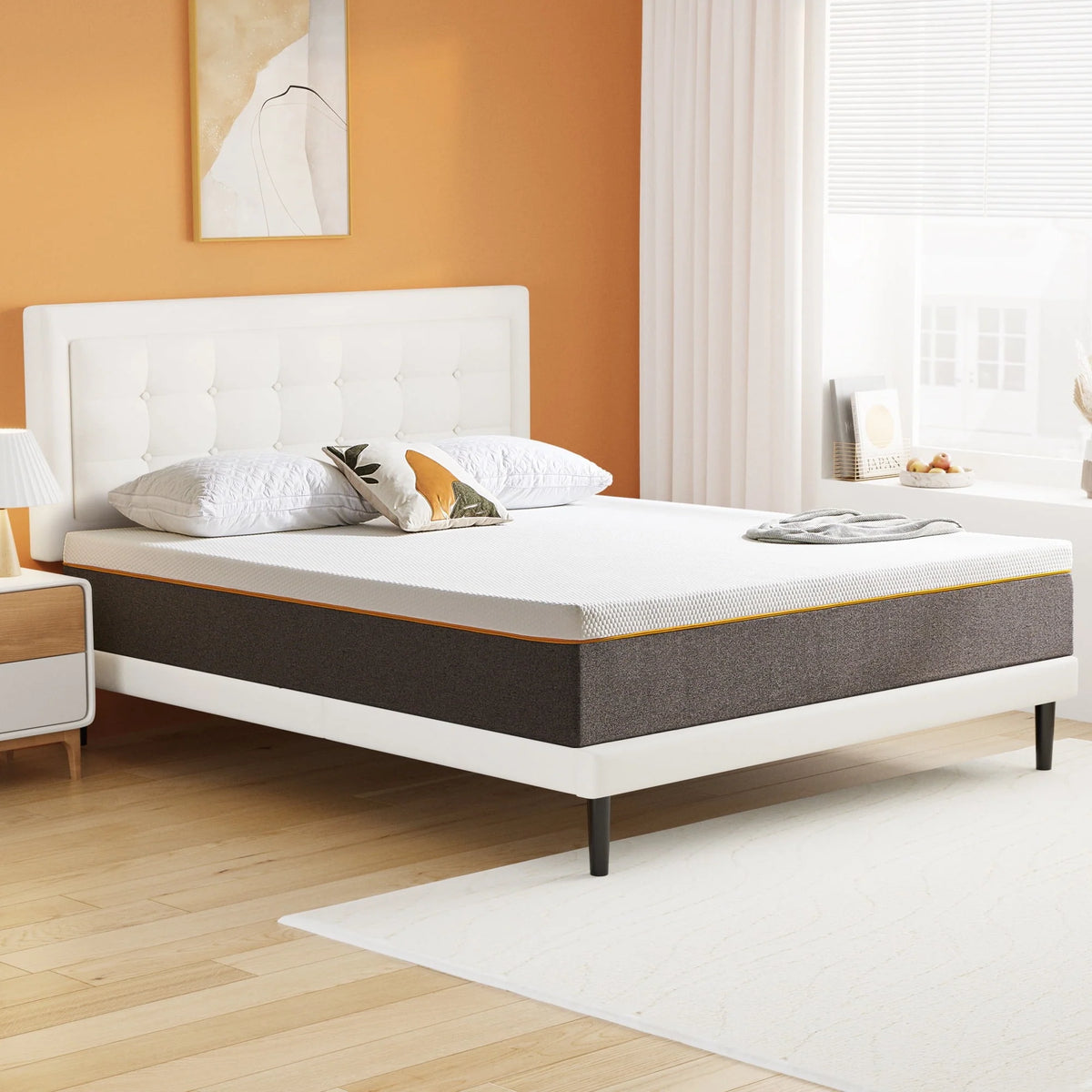 King 12 Plush Cool Gel Memory Foam Mattress J1312