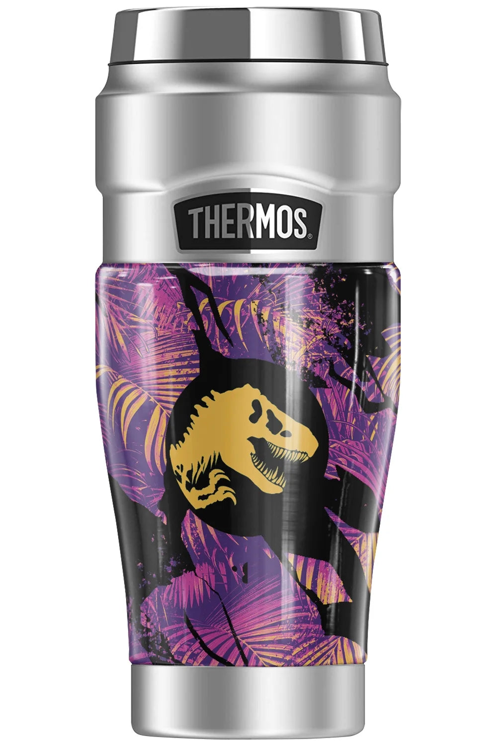 Purple Stainless Steel Travel Tumbler, Vacuum Insulated, 16oz V8024