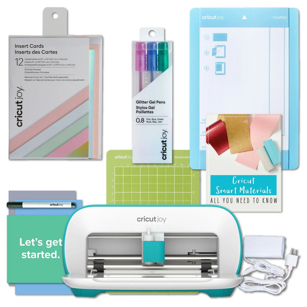 Cricut Joy Smart Machine with Vinyl Decal Sampler & Tools Starter Bundle X120