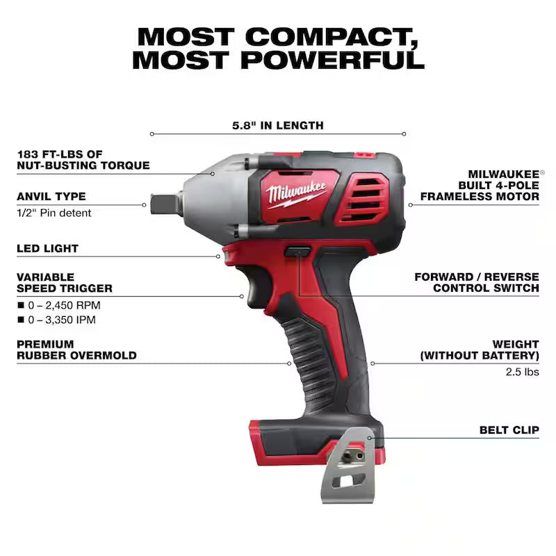 18V Cordless Combo Kit 8-Tool with Batteries Charger Tool Bags Impact Socket Set Y42192