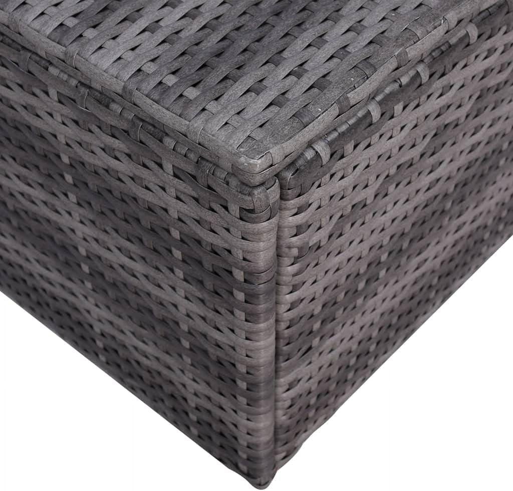 5 Piece Poly Rattan Patio Lounge Set with Cushions P9443