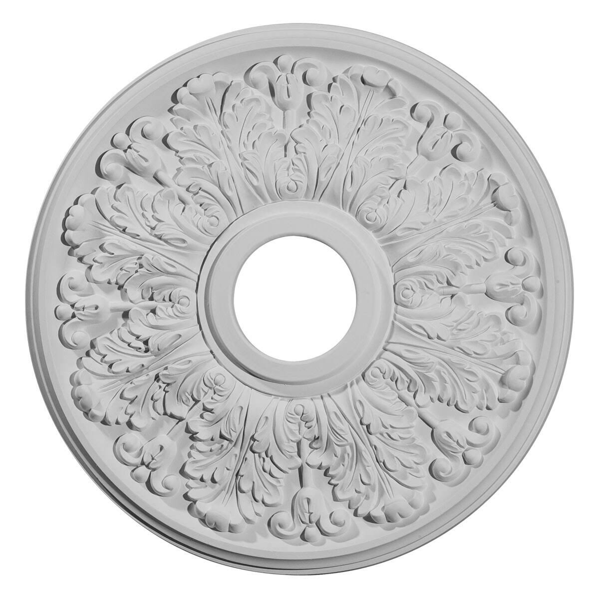 16 1/2x22OD x 3 5/8x22ID x 1 1/8x22P Hand-Painted Night Shade Ceiling Medallion T79377