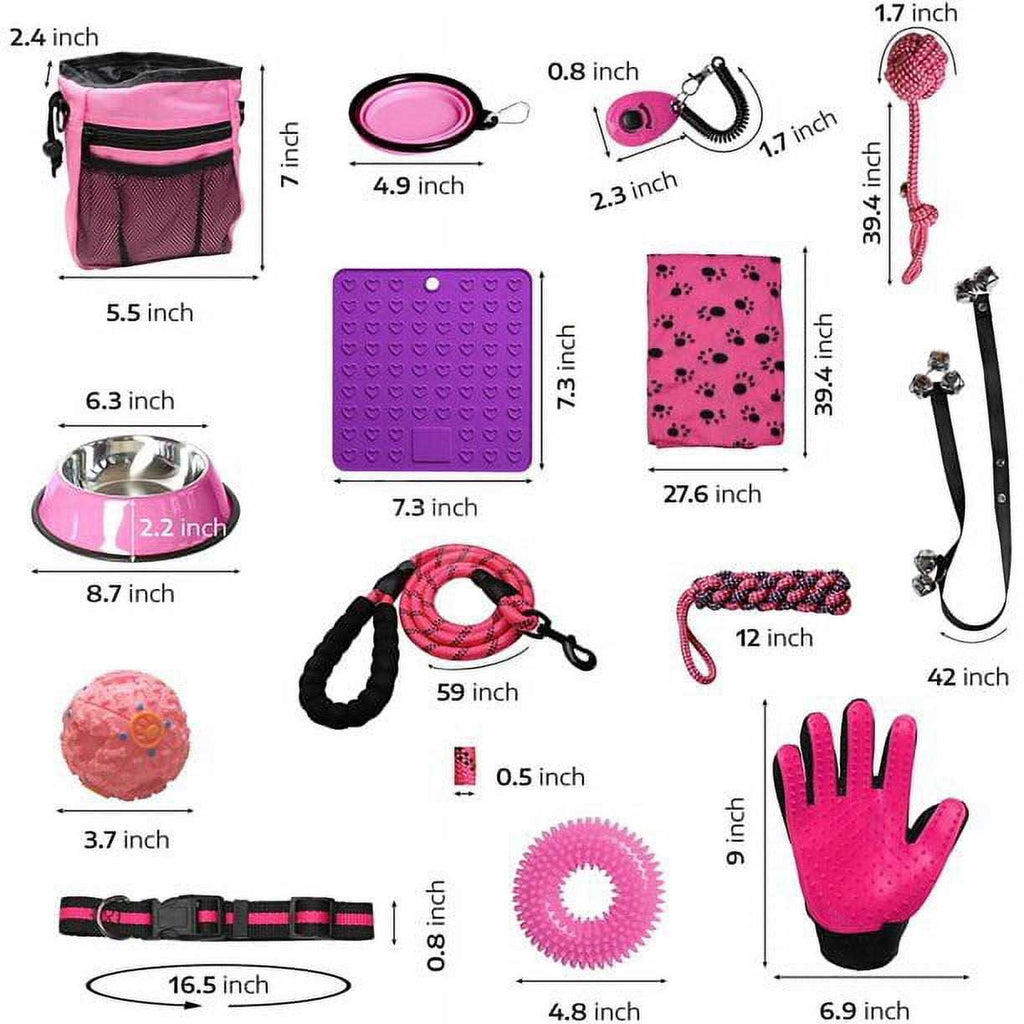 Puppy Starter Kit Dog Toys Dog Bed Blankets Grooming Tool Y622
