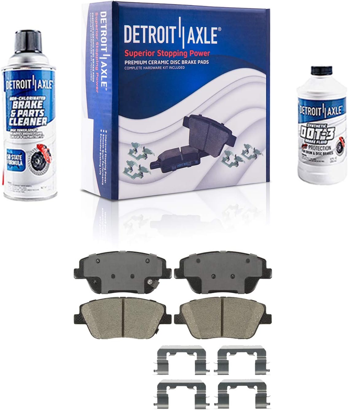 Front Rear Drilled Slotted Rotors + Brake Pads Replacement for Hyundai Sonata Kia Optima - 10pc Set T741
