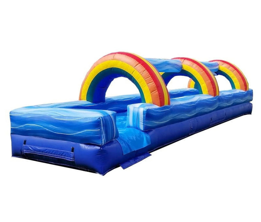 Blue Inflatable Slip n Slide with Blower J4297