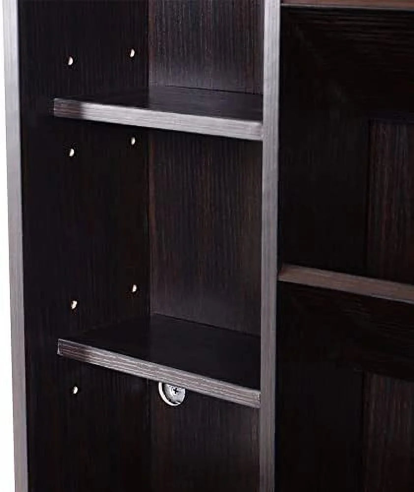 Compact Mahogany Convertible Desk B5747