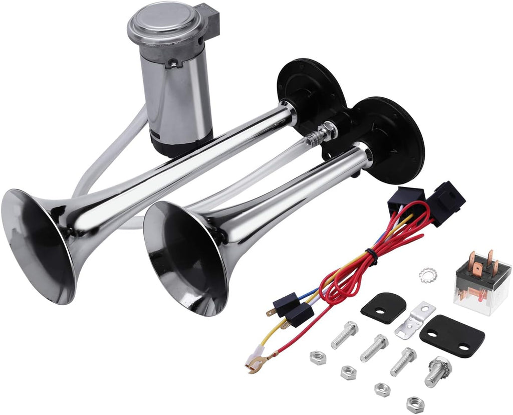 150DB Air Horn Kit with 120 PSI Air Compressor C7534