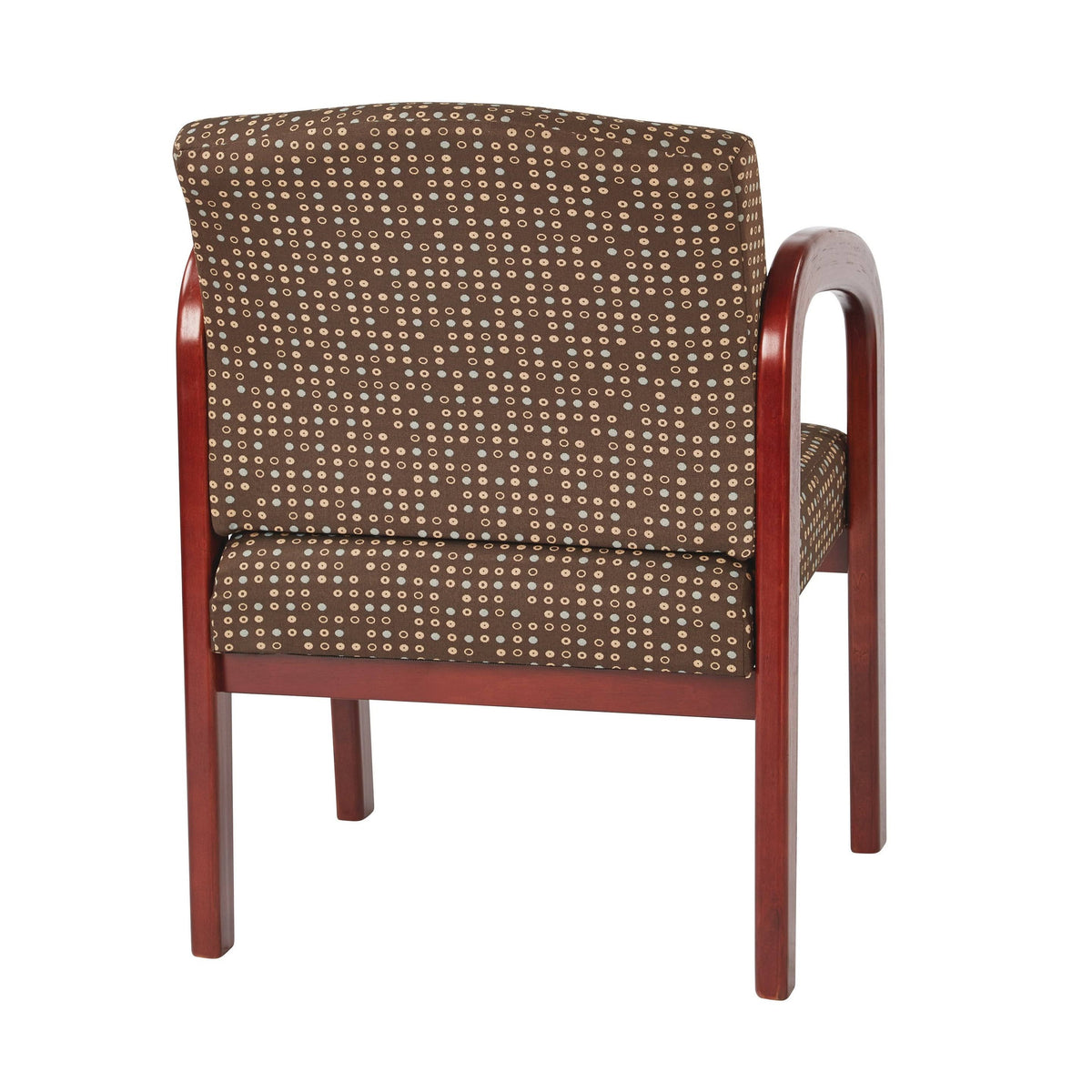 Ash Cherry Finish Wood Visitor Chair H3319