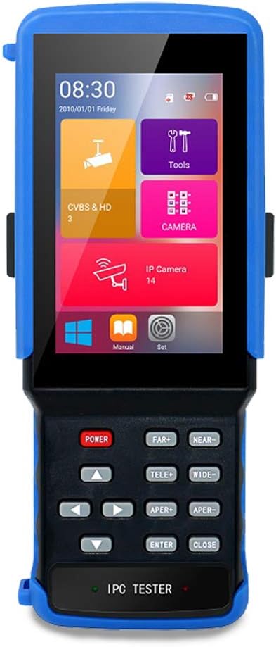 4 Inch Portable CCTV Tester IP CVBS Analog Camera AHD TVI CVI P7673