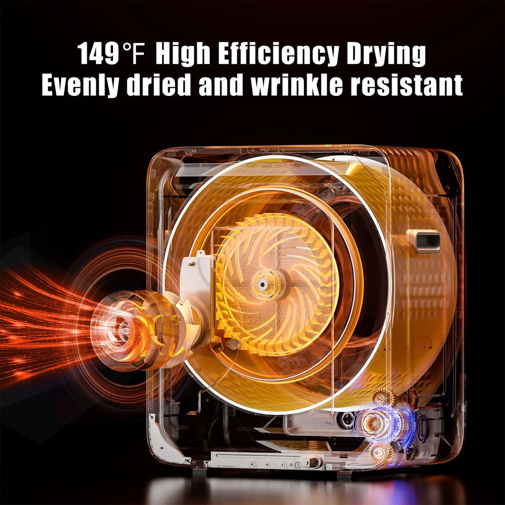 850W 1.6 Cu.ft. Portable Electric Laundry Dryer N6547