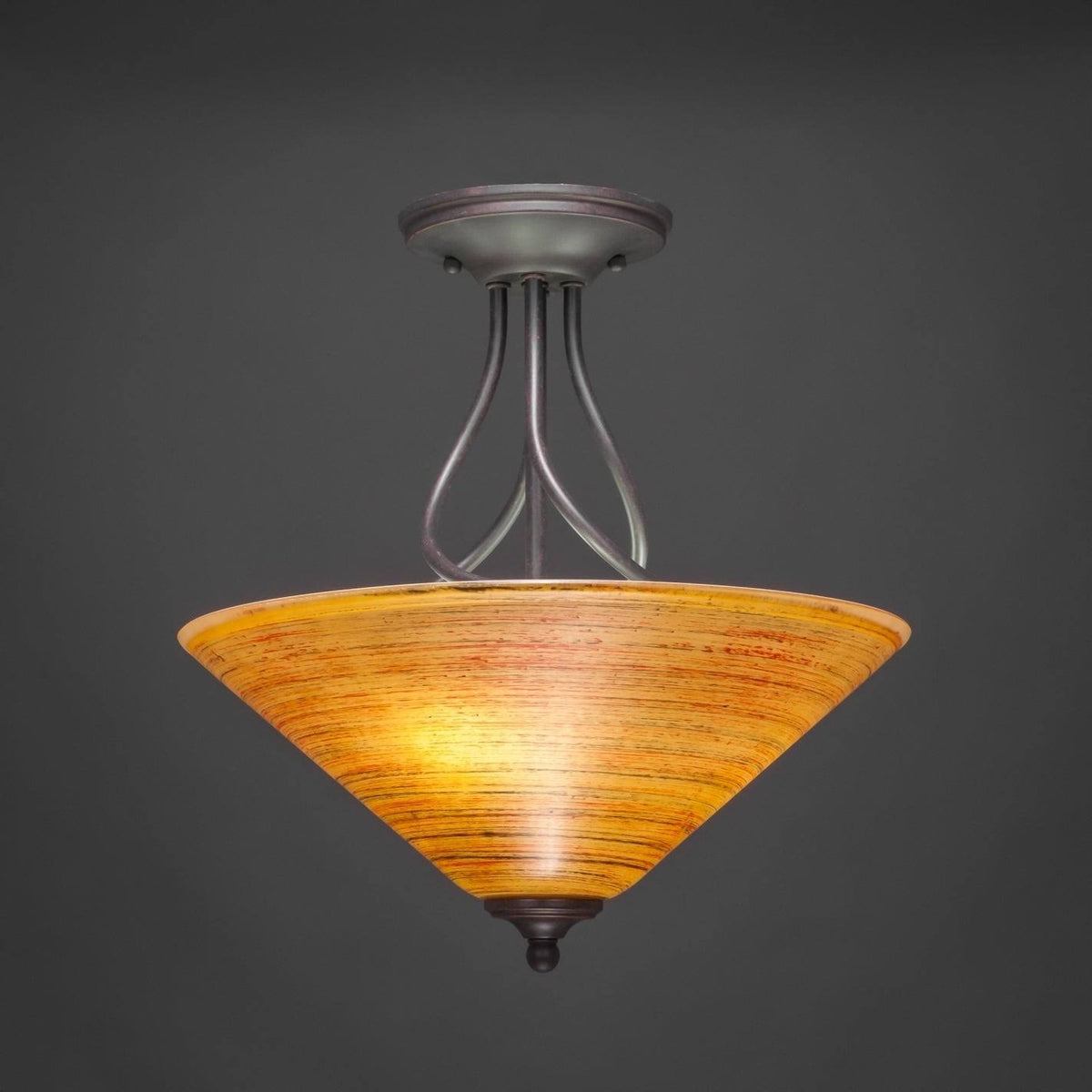 Three Light Semi-Flush Mount I410