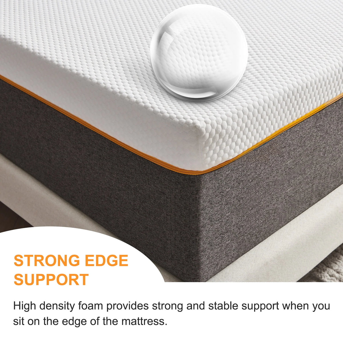 King 12 Plush Cool Gel Memory Foam Mattress J1312