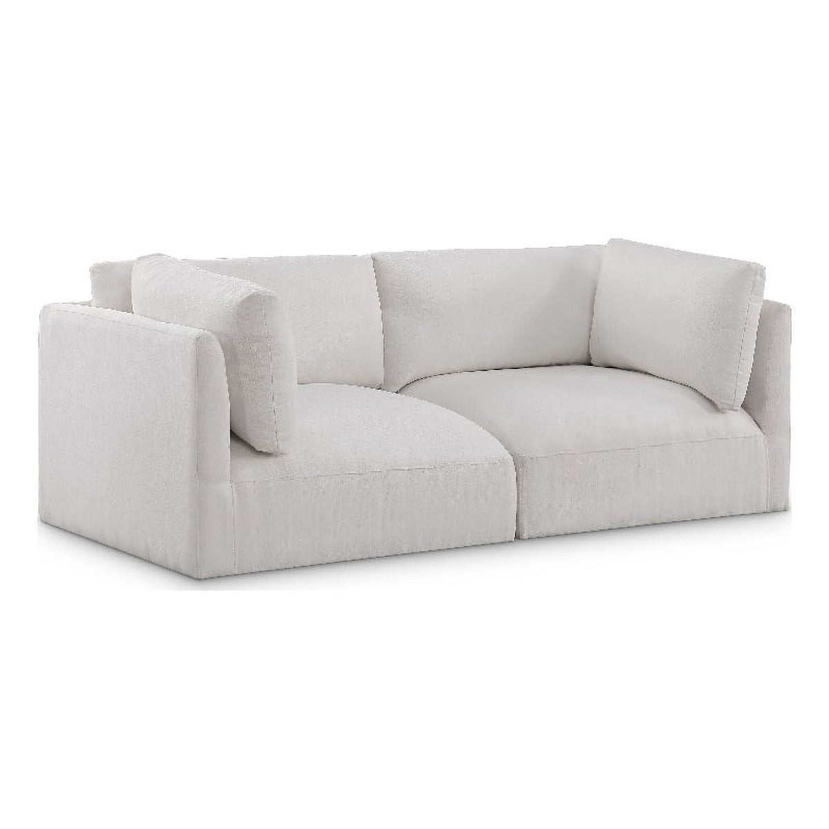 Cream Fabric Modular Sofa K8331