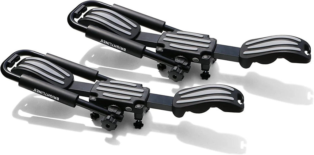 Roof Rack Crossbars and Double Kayak Rack Bundle for Jeep Grand Cherokee Y345267