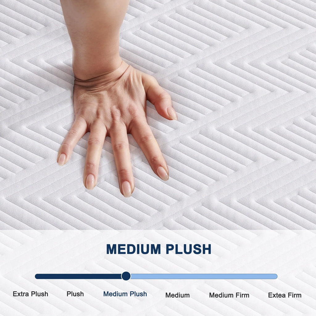 King 12 Plush Cool Gel Memory Foam Mattress J1312