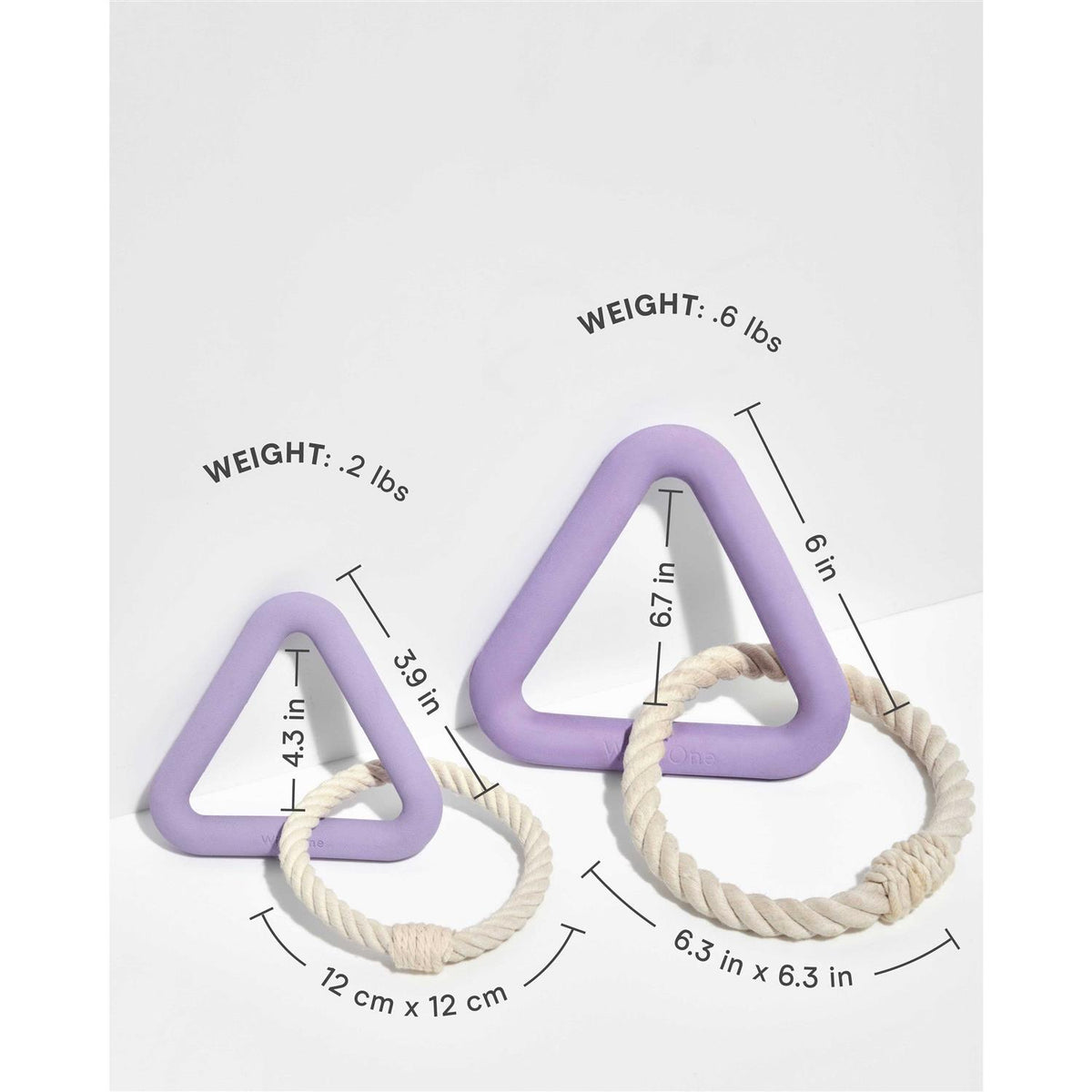 Triangle Tug Dog Toy Z598