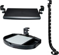 Black Heavy-Duty Metal Desk Organizer Bundle with Keyboard Tray E6156