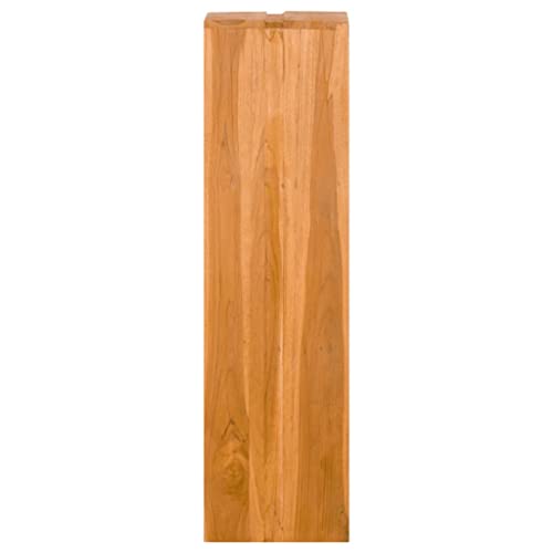 Solid Wood Teak Bookshelf with 2 Shelves W7636