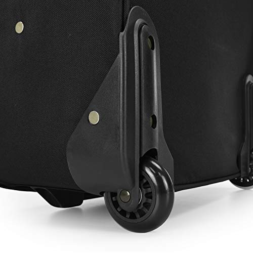 Gray 4-Piece Expandable Softside Travel Rolling Luggage Set F499208