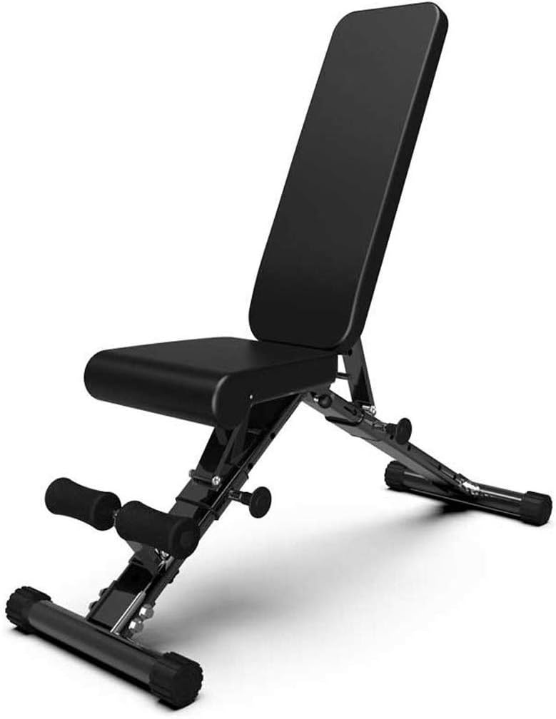 Black Adjustable Foldable Weight Bench R9169