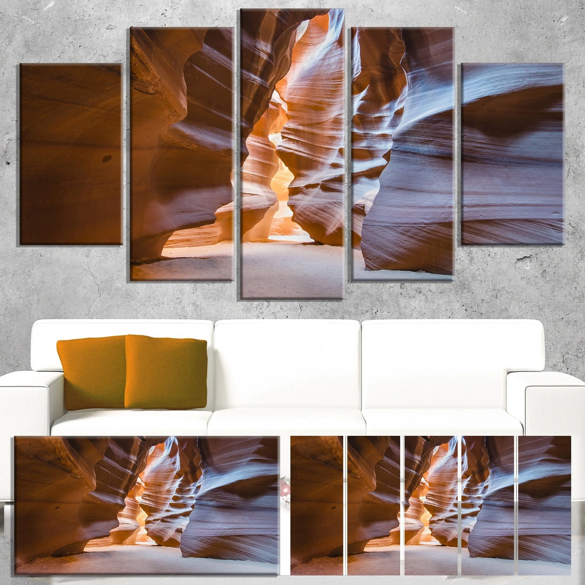 Brown Landscape Photo Canvas Print W244