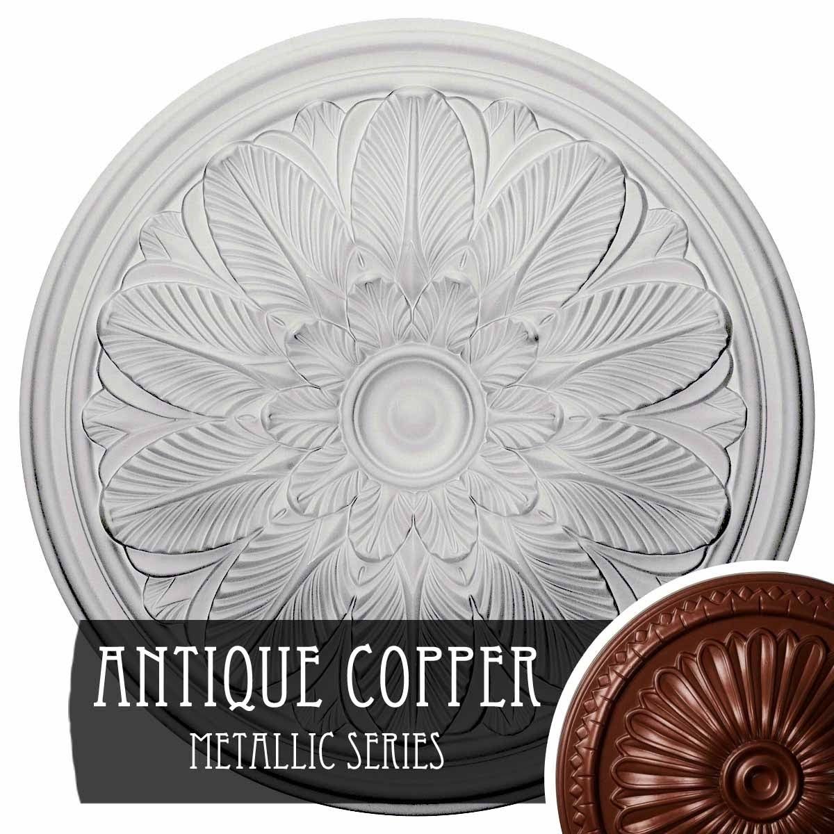 Bordeaux Hand-Painted Ceiling Medallion O71340