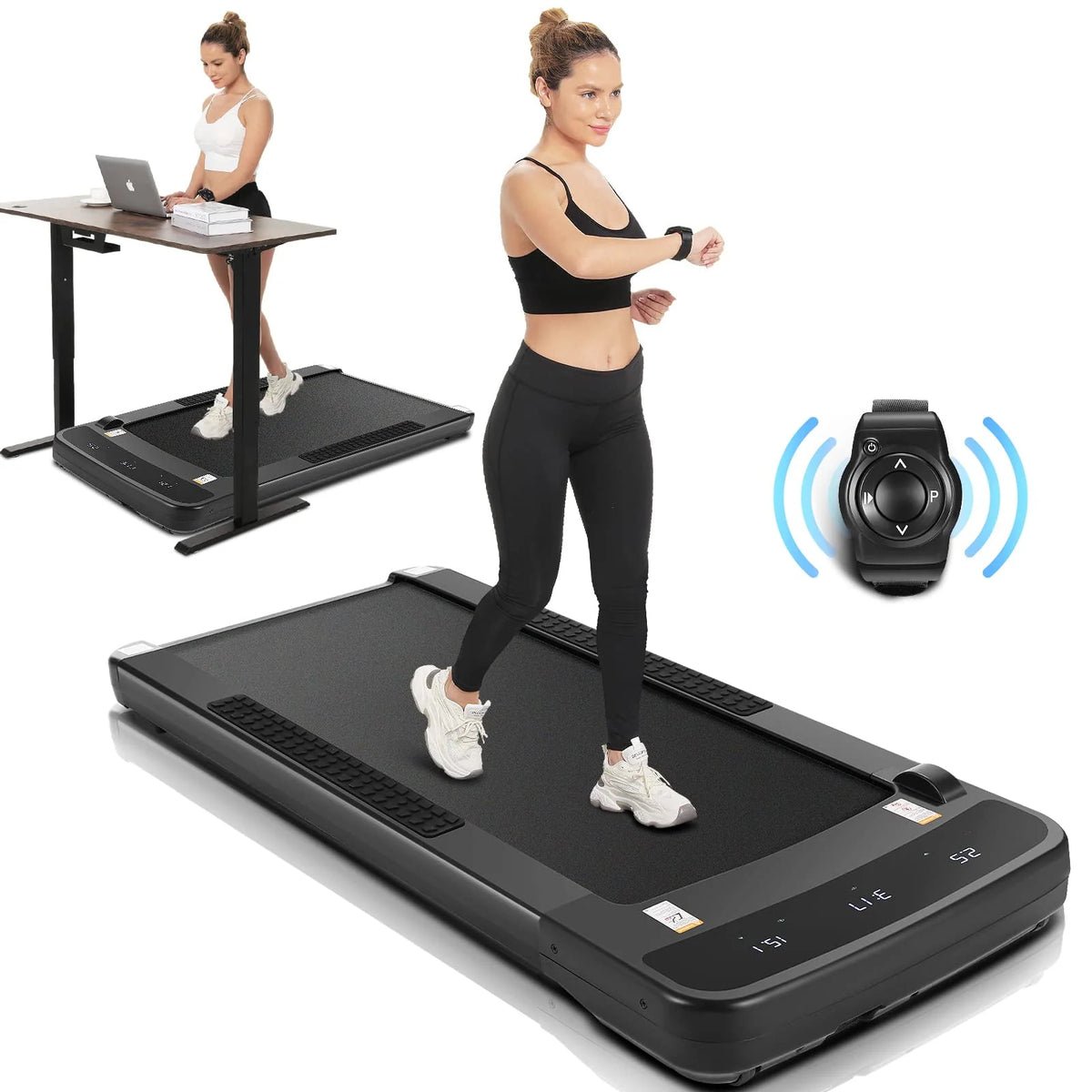 Under Desk Treadmill with LCD Touch Screen M106166