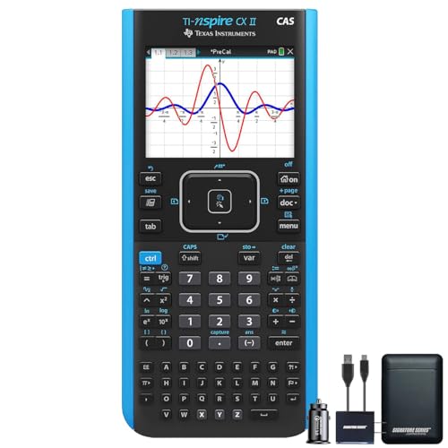 TI-Nspire CX II CAS Graphing Calculator with Color Screen W146907