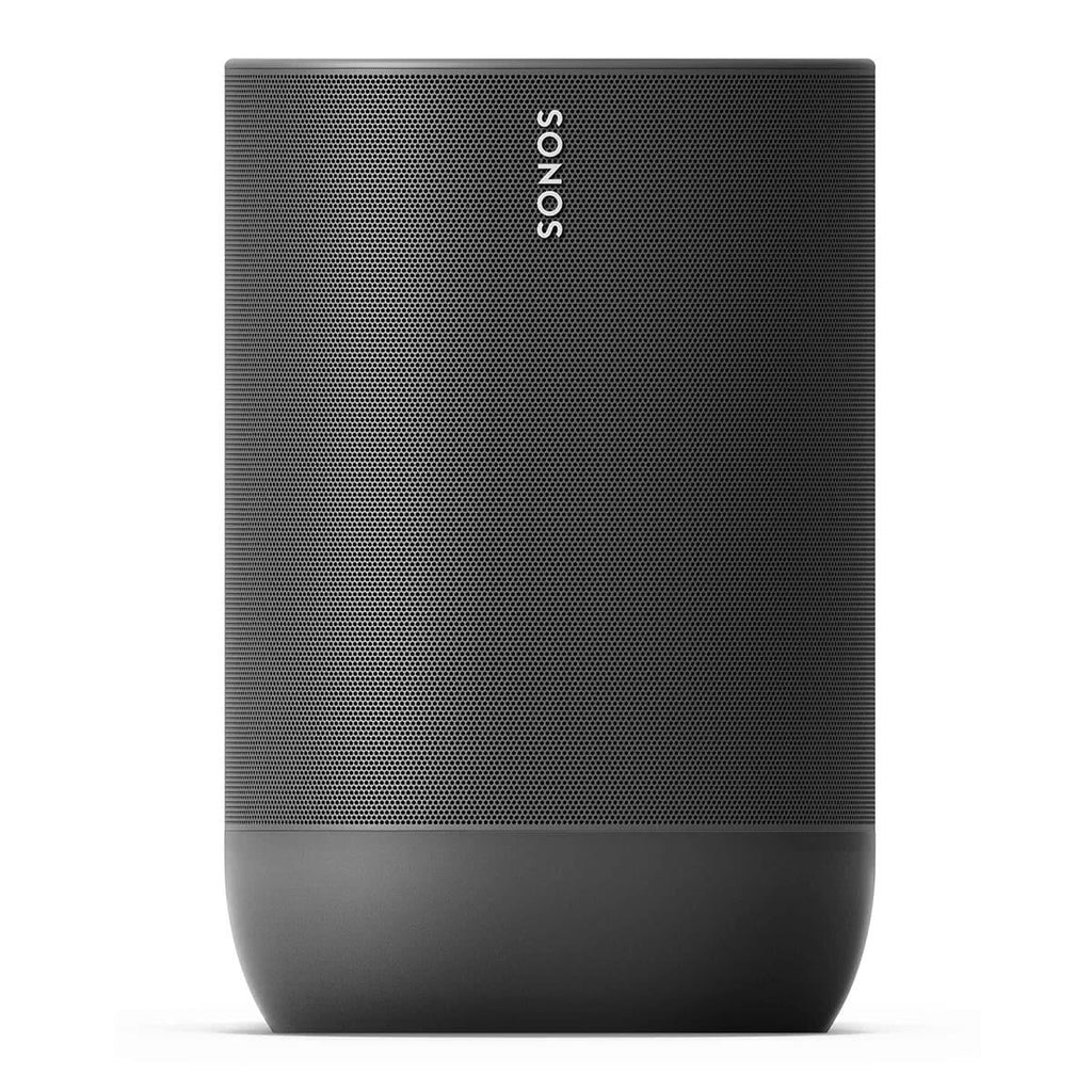 Open Box Black Portable Smart Speaker with Bluetooth and Wi-Fi P34189