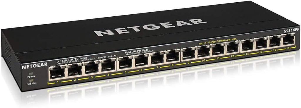 5-Port Gigabit Ethernet Unmanaged PoE Switch with 4 x PoE+ @ 83W M980679