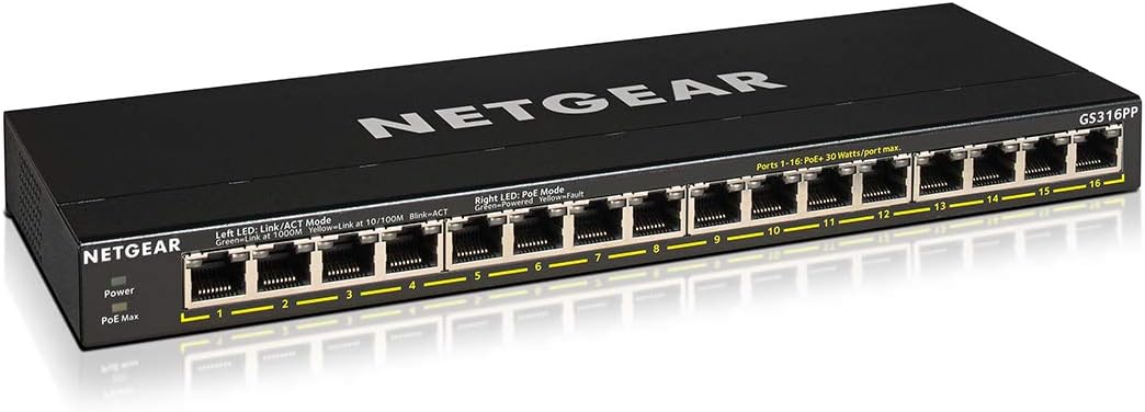 5-Port Gigabit Ethernet Unmanaged PoE Switch with 4 x PoE+ @ 83W M980679
