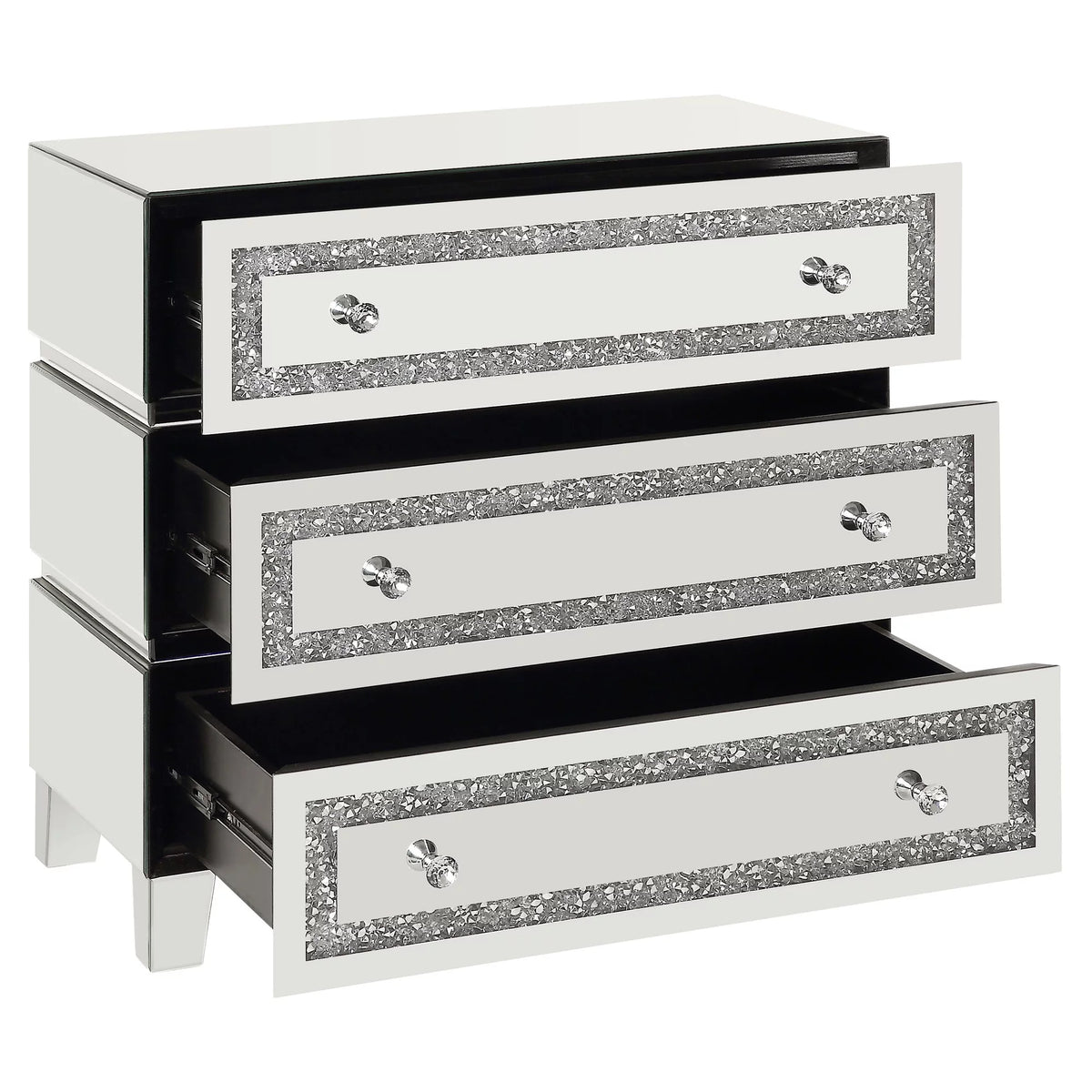 3-Drawer Mirrored Cabinet C677782