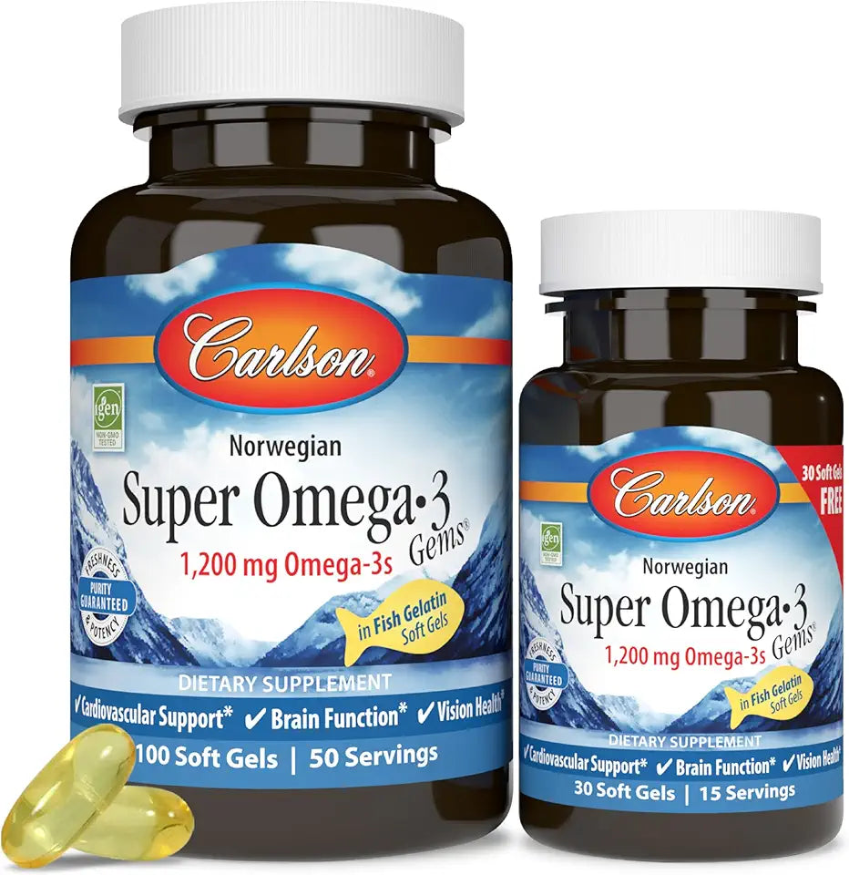 1,200 mg Omega-3 Soft Gels I381608