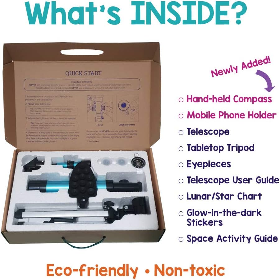 Kid's Explorer Telescope with Eco Carry Case A944