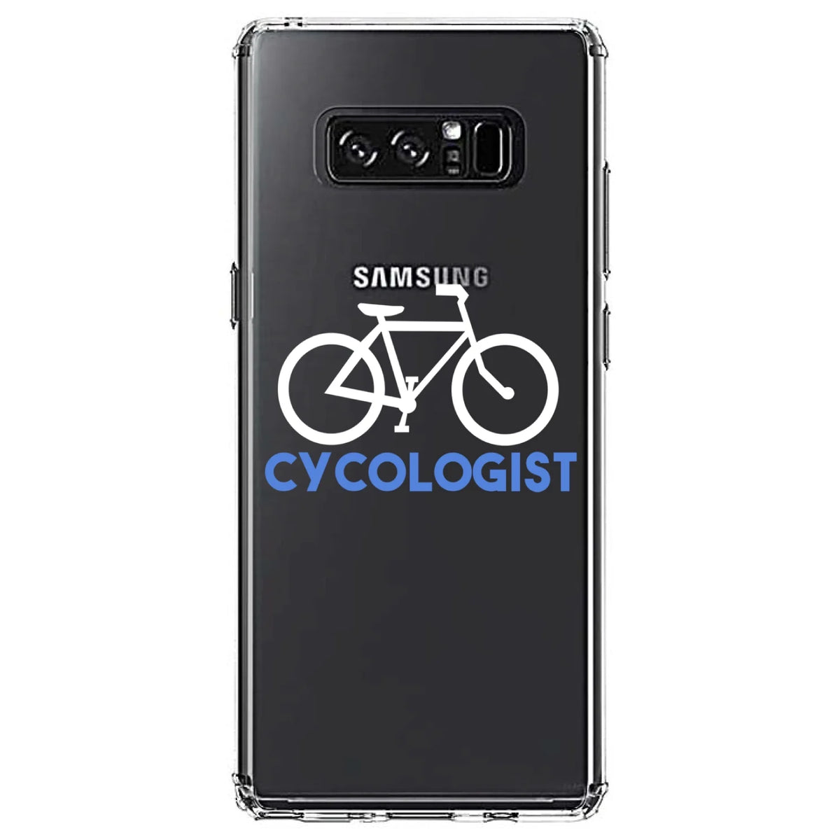 Clear Shockproof Hybrid Case for Samsung Galaxy Note 8 with Tempered Glass Screen Protector P361126
