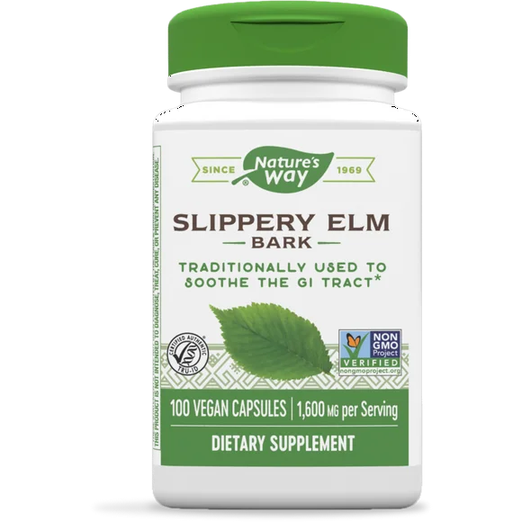 Slippery Elm Bark 100 Capsules T8461