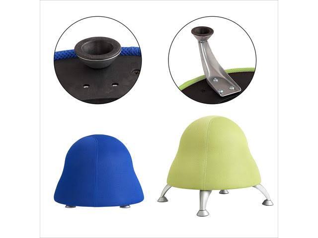 Orange Polyester Mesh Ball Chair D93098