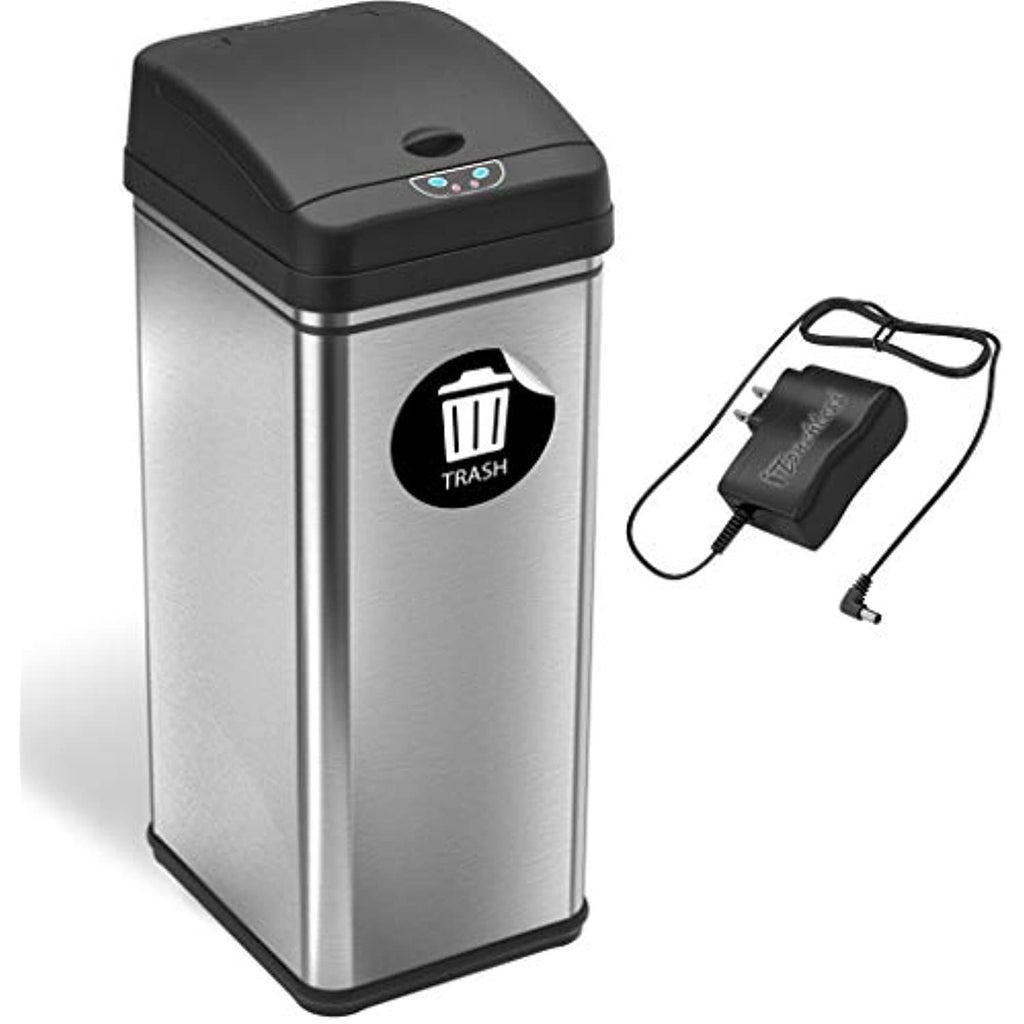 13 Gallon Automatic Touchless Sensor Kitchen Trash Can Z851