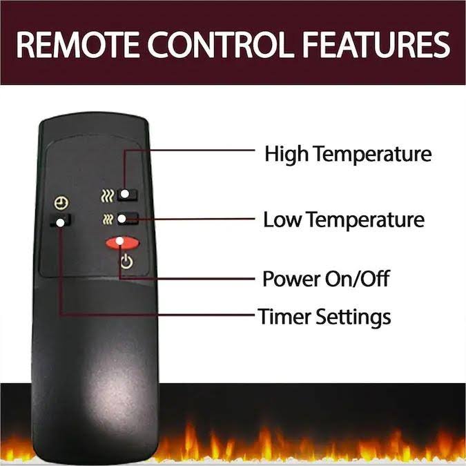 Cherry Electric Fireplace with Mantel D116541