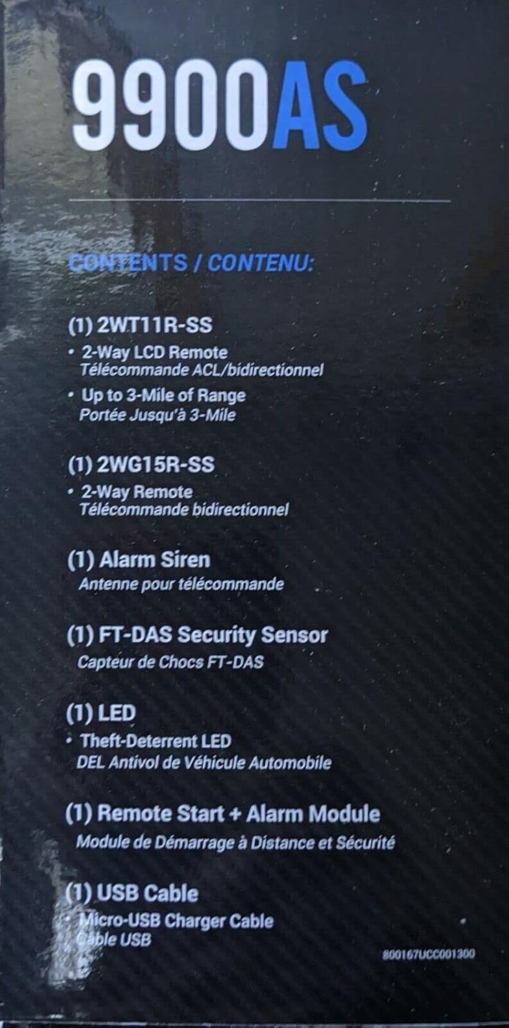 2 Way LCD Remote Start and Alarm System G77208
