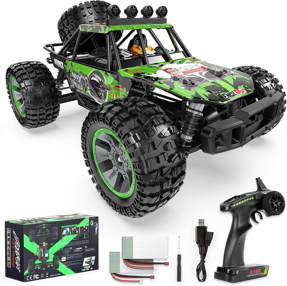 1:10 Scale 4WD High-Speed Off-Road RC Truck S606