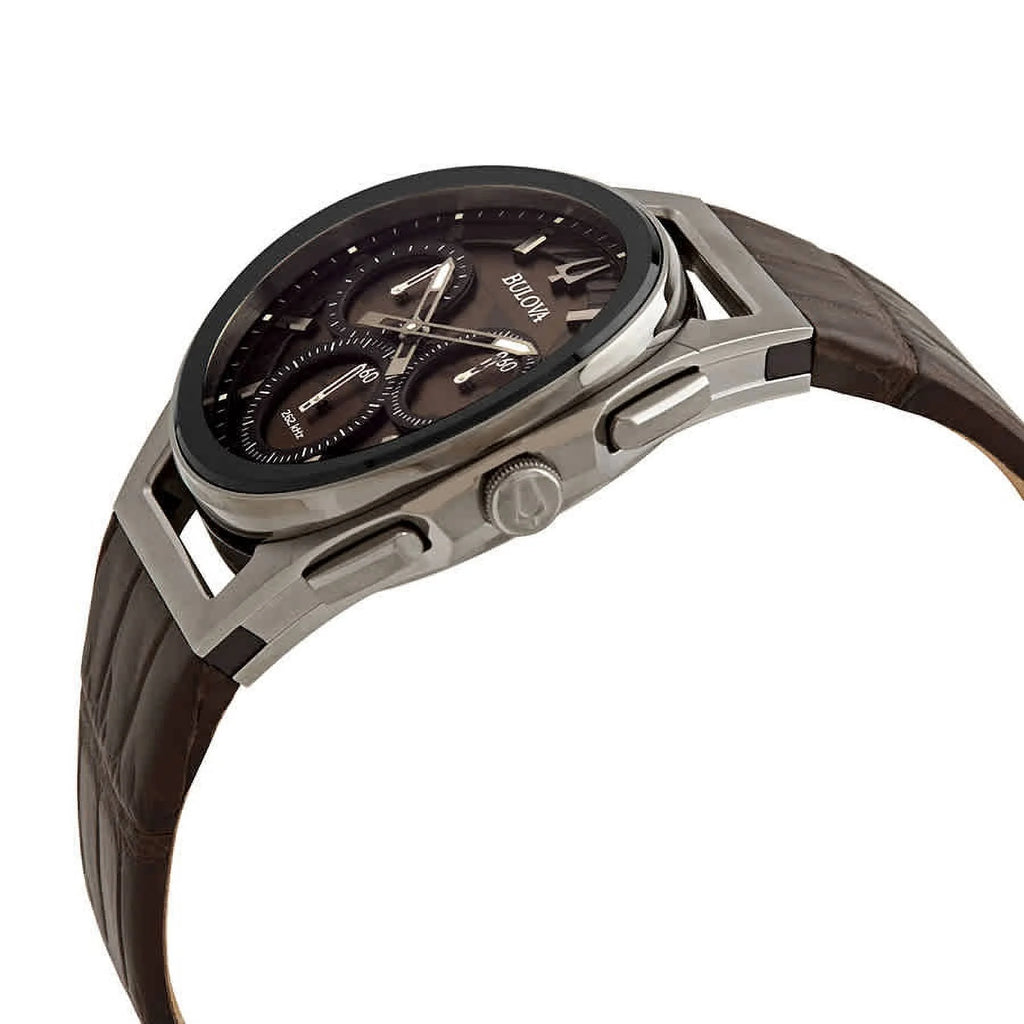 Black Skeleton Dial Quartz Chronograph Watch U5144