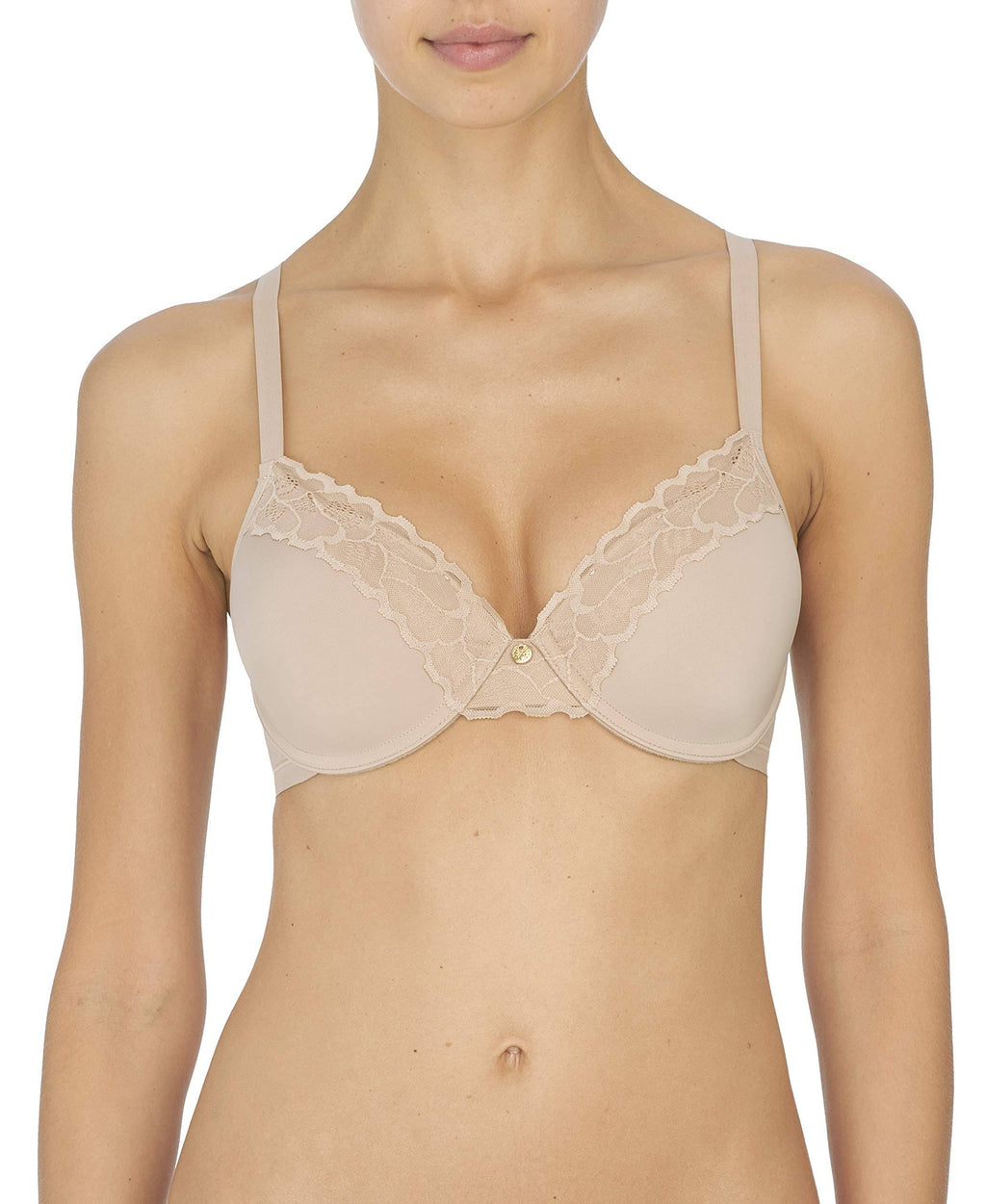 Feathers Contour Plunge Bra, Cafe 32G F525210