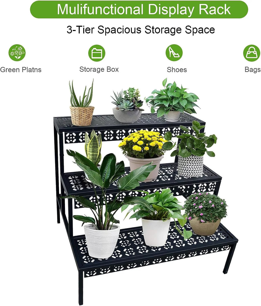 3 Tier Metal Plant Stand F24689