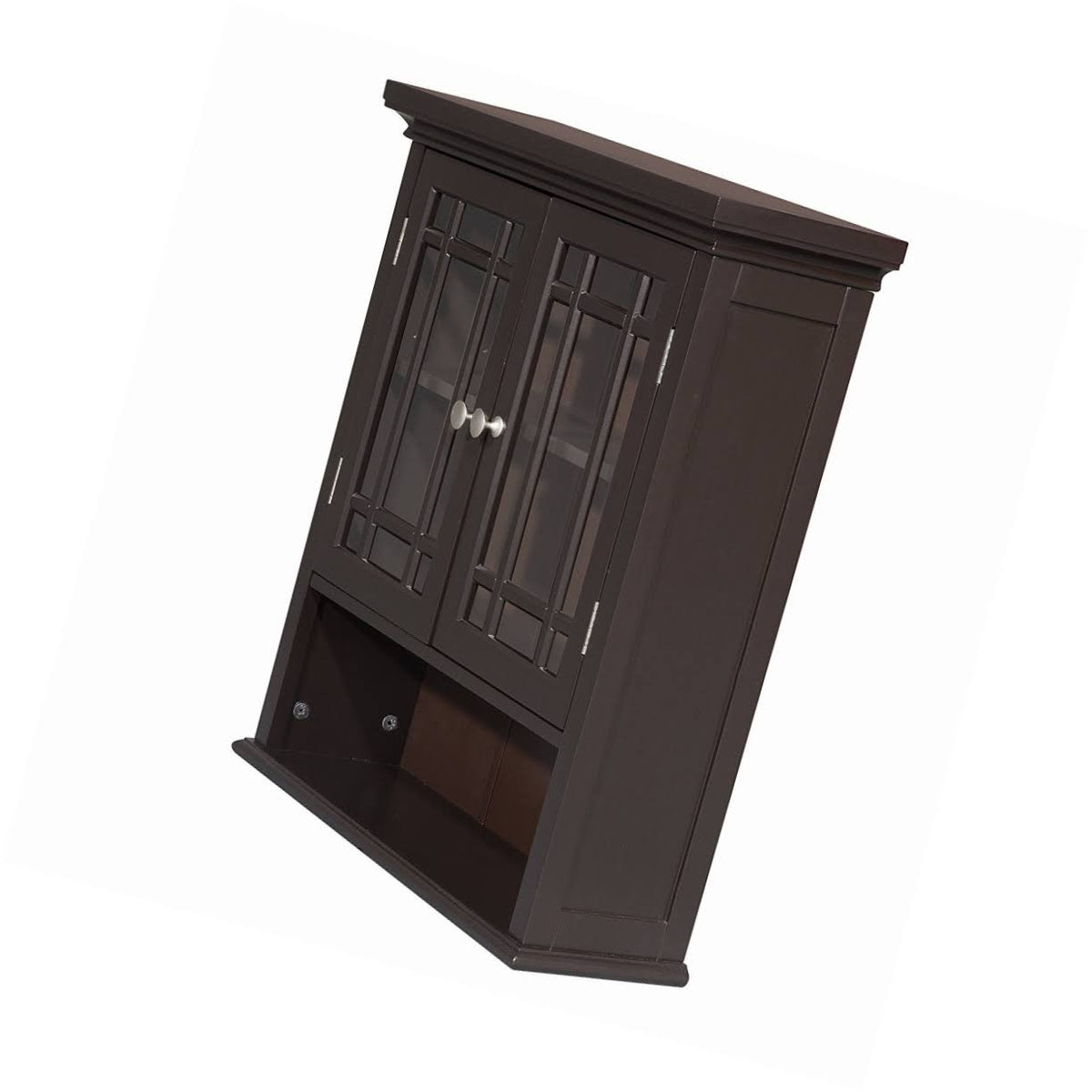 Dark Espresso Wall Cabinet with 2 Doors D805142