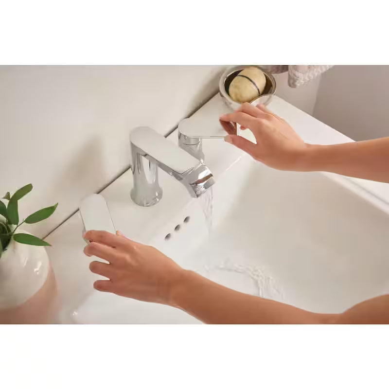 8 in. Widespread Double Handle Bathroom Faucet in Chrome V2830