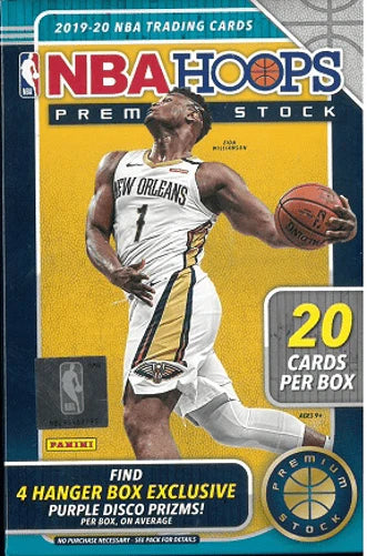2019-20 NBA Basketball Trading Cards Hanger Box 20 Cards Y6649