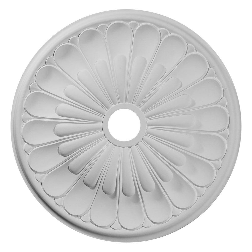 Hand-Painted Burnished Mahogany Ceiling Medallion D88018